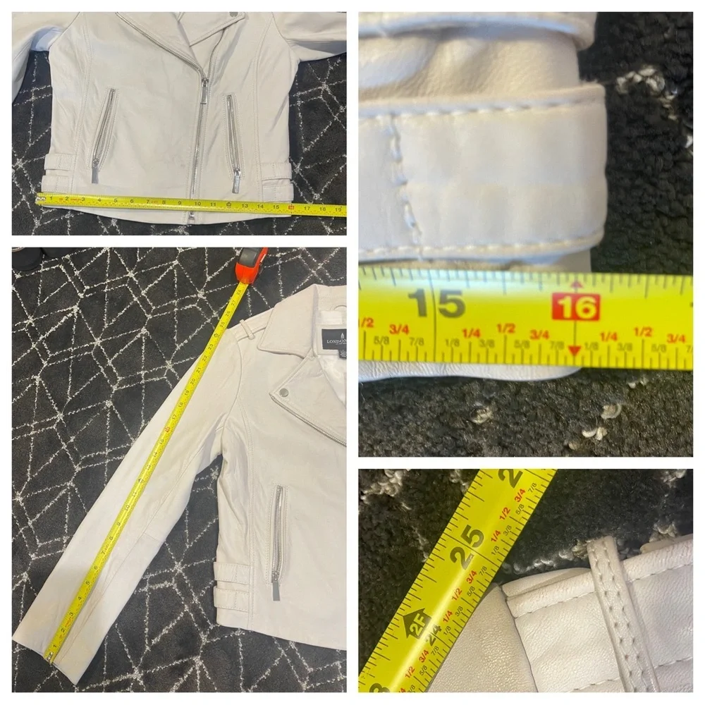 LONDON FOG LEATHER MOTTO JACKET